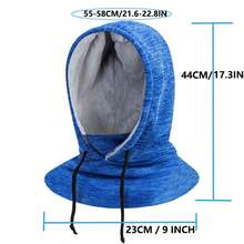 Balaclava Wind-Proof Winter Face Mask,Fleece Ski Mask For Men And Women,Warm Face Cover Hat Cap Scarf,Windproof Scarf Cycling Hat,One-Piece Cationic Head Cap