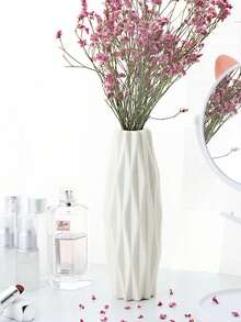 1 szt. Elegancki wazon z kompozycją kwiatową, realistycznymi kwiatami róży do salonu, na stół jadalny, kreatywny wazon z suchymi/świeżymi kwiatami, prezent urodzinowy, ukończenie szkoły