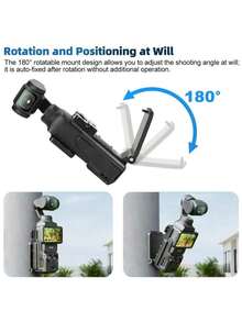 Magnetic Mount Camera Holder Compatible With DJI Osmo Pocket 3 Wall-Mounted Clamp Magnet Base Holder