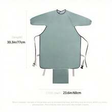 Babador de desmame, cobre totalmente a cadeira alta para criança, babador de manga comprida, confortável, lavável à máquina, babador infantil, verde e rosa, adequado para Halloween, véspera de Natal, Natal - Multicolorido - Ver 7