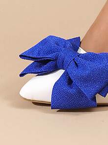 Giày cao gót hở gót mũi nhọn thời trang Âu Mỹ mới xuân/hè 2025, màu xanh dương, dây quai hậu hở lưng, kiểu dáng thanh lịch, đa năng khi đi làm, dự tiệc, đi nghỉ, đi giày cao gót - Màu xanh lam - Xem 7