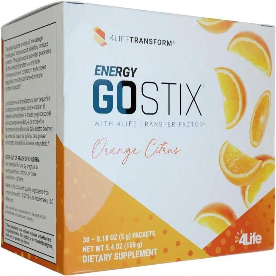4Life Energy Go Stix, Healthy Energy Drink Mix, Caffeine From Guarana, Maca, Yerba Mate And Green Tea Leaf Extract, Berry Flavor - 30 Packets - Flavor NameC - 查看 1