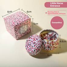 1 pezzo Nuova Candela Profumata Natalizia, Candela Profumata Natalizia Premium in Confezione Regalo, Delicati Profumi di Frutta e Fiori Secchi, Confezione in Scatola, Adatta per Uomo e Donna. Regalo di Natale, Regalo di Capodanno