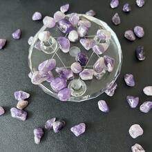 Pierres concassées d'améthyste naturelle, pierres de décoration pour aquarium, décoration pour la maison, convient pour la décoration d'aquarium, les jardinières de plantes grasses, l'aménagement paysager du jardin, le gravier pour aquarium, la décoration de plantes