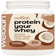 Wellah Protein Your Whey (30 Servings, Vanilla) - Whey Protein Isolate Protein - Flavor NameA - View 1