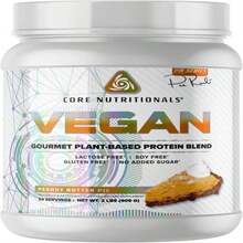 Core Nutritionals Platinum Vegan Gourmet Plant-Based Protein Blend With 21 Grams Of Pea Protein, Lactose, Soy And Gluten Free 29 Servings (Strawberry Cream) - Tên hương vị B - Xem 1