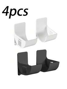 6pcs Hole-Free Garbage Bag Storage Rack, Wall-Mounted Kitchen Organizer, Adjustable Angle For Storing Garbage Bags, Umbrellas, Curtain Rods, Rolling Pins, Cling Wrap, Foil, Suitable For Home, Restaurant, Hotel, Can Be Given As Gifts On Holidays Like Father's Day And Mother's Day