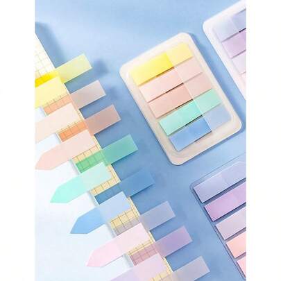 Index Sticker Sticky Note Can Write Label Sticker Book Sticky Note Paper Bookmark Sticker Mark Small Strip Page Learning Office Home Instruction Mark Sticker Back To School