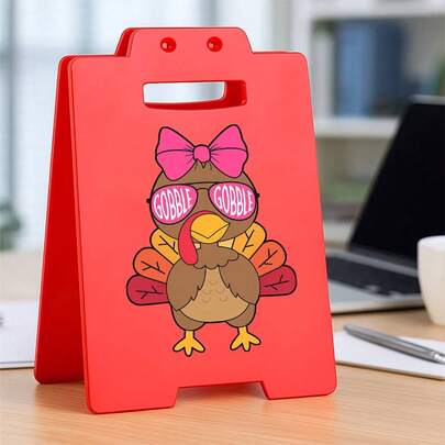 Centros de mesa con estampado de pavo lindo, decoración de oficina para el Día de Acción de Gracias - Accesorios de escritorio lindos para mujeres, decoración de cubículo, decoración de oficina en casa, decoración de escritorio, artículos de oficina esenciales para un ambiente festivo