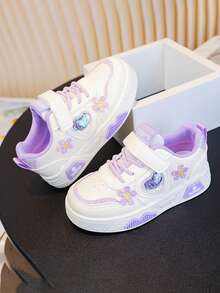 1双儿童休闲运动鞋2025春秋季男童休闲滑板鞋新款低帮女童白鞋软底百搭运动鞋