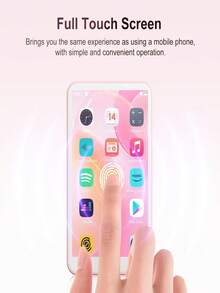 Oilsky 80GB MP3 播放器，带蓝牙和 WiFi，MP3 和 MP4 音乐播放器，带 Spotify、Music、Deezer、Audible、浏览器，4.0 英寸 IPS 触摸屏 Android 播放器，带扬声器、FM 收音机，最高 512GB