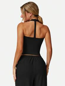 MFVIM Damen Sportbekleidung Set, Zwei Teile, Yoga Trägershirt und weite Lässig Hose, atmungsaktiv, weich und bequem, geeignet für tägliche Lässig, Sport und Fitness, Laufen.