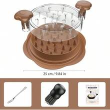 Manual Meat Shredder & Chicken Shredder  - Kitchen Shredding - Brown - View 7