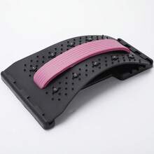 Lumbar Stretcher, Yoga Fitness Waist Stretching Massager, Home Lumbar Board Yoga Assist Device