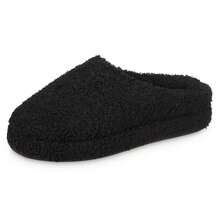 Isotoner Women's Indoor/Outdoor Slip-On Fiona Clog Slippers With Memory Foam - màu đen - Xem 2
