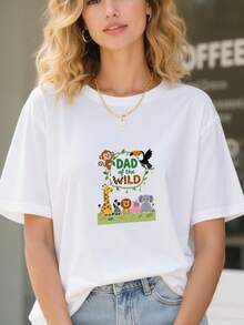 Dad Of The Wild One 1st Birthday  Family Matching T-Shi - White - View 3