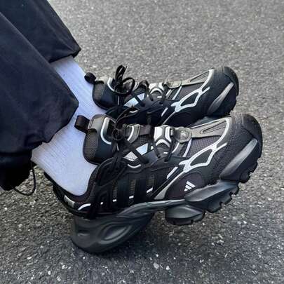 Adidas Adidas XLG Runner Deluxe Round Toe Comfortable Cyber Light Sports Light Mecha Shoes Low Top Running Shoes Daddy Shoes Unisex IH0070