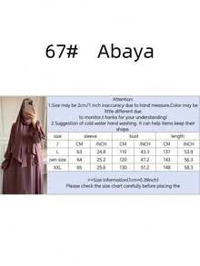 1pc Nida Fabric Scarf Attached Abaya Khimar, Suitable For Women's Daily Wear And Prayer, Applicable For All Seasons - Multicolor - View 4