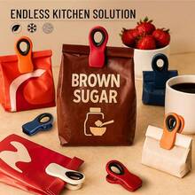 - Chip Clips, Magnetic, 6 Pack, Bag Clips, Chips, Food Packages, Fridge