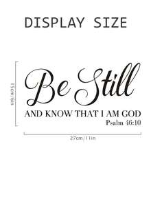 圣经经文励志墙贴，卧室客厅儿童房装饰励志语录贴纸，家居装饰，房间灵感，励志语录，现代墙面艺术，自粘贴纸，PVC材质，撕下即贴，语录贴纸，室内设计师，办公室励志 - 彩色 - 查看 15