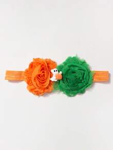 1pc Halloween Baby Headband, Cute & Funny Sunflower Children Hair Band, High-Quality Halloween Baby Hair Accessory, Creative Holiday Atmosphere Decor