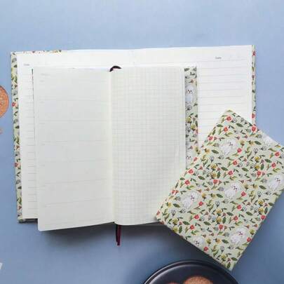 1pc Cute Puppy A5/A6 Notebook/Bible Cover, Diary Planner Protective Case, Office Stationery, Book Accessories, Suitable For Home, School, Gifts