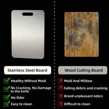 Thickened Rounded-Edge Cutting Board, Double-Sided Cutting Mat, Premium Cutting Board For Meat, Vegetables, And Fruits. Multi-Functional For Chopping And Rolling Dough. Non-Porous And Easy To Clean, Durable, Slip-Resistant. Suitable For Kitchens And Dining Areas. Ideal For Food Prep Tasks Like Slicing Meat, Fruits, And Vegetables.