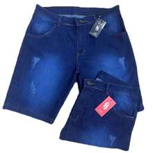 Men's Bermuda Jeans Kit: Black, Dark, Light, Frayed, Smooth, Premium, Various Washes - 藍色 - 查看 4