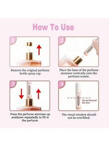 One 5ml Marble Perfume Spray Bottle Is Small And Easy To Carry. It Can Be Reused. The Filling Dispenser Is Suitable For Both Men And Women. It Is A Must For Travel/Daily Fragrance Repair! - 彩色 - 查看 9