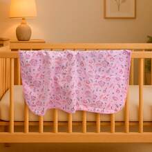 Anti-Allergic Baby Blanket Super Soft Flannel 100% Cotton Large With 70x90cm Layette For Girl Boy Minasrey Blanket Printed Blanket With Crochet Around Beautiful And Cute Finish - 女性化 - 查看 8