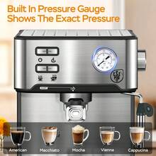 Semi-Automatic Espresso Machines - US A Type Plug(110-127V) - View 8