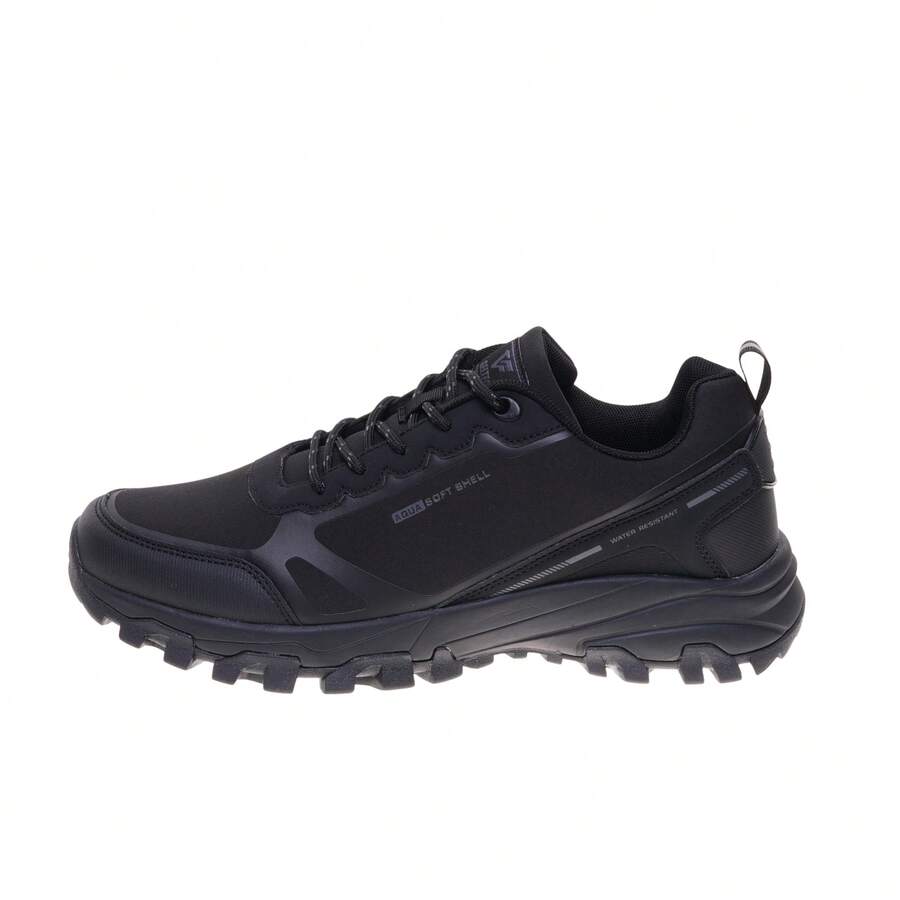 Men's Waterproof Sports Shoes, Breathable, Lightweight Hiking Shoes For Autumn/Winter - Black - View 1
