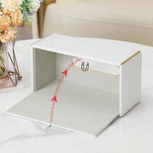 Luxury Tissue Box Minimalist Design Living Room Office Dining Table Home Decor Aesthetic Storage Holder Napkin Dispenser Elegant Organizer Contemporary Style Functional Decoration Bedroom Bathroom Kitchen Counter Stylish Modern Sleek Professional Premium Quality Chic Tabletop Display Practical Organizational Solution Sophisticated Interior Design Accent Piece Versatile Home Accessory - Multicolor - View 2