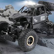1:12 Scale RC Car With 6WD, 38CM In Length, 2.4Ghz Remote Control, Suitable For Crawling, Drifting And Off - Road, High - Speed Electric Car Truck Ideal As Gifts - 6 Wheels Black - View 4