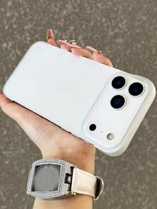 Ultra-Thin Frameless PC Hard Translucent Phone Case Compatible With IPhone 17 16 15 14 13 12 11 Pro Max Plus Luxury Matte Clear Slim Cooling Cases Cover - White - View 2