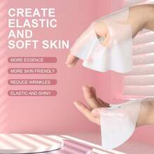 1/5/10/15pcs Korean Collagen Moisturizing Face Mask. Replenish Skin Moisture, Moisturize And Control Oil, Brighten Complexion, Repair Sun Damage, Even Out Skin Tone, Reduce Wrinkles, And Make Skin Radiant. Improve Skin Elasticity, Smooth Skin, And Improve Dullness. - Multicolor - View 3