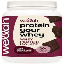 Wellah Protein Your Whey (30 Servings, Vanilla) - Whey Protein Isolate Protein - Flavor Name B - View 1