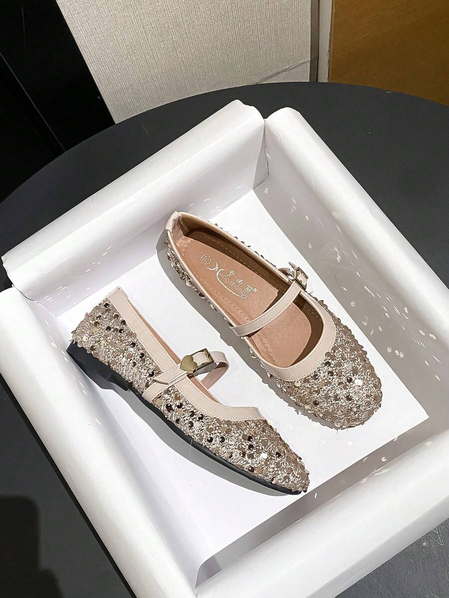 Mengshangli Zapatos planos para mujer con moño, parche de encaje, zapatos elegantes para fiestas, adecuados para todas las estaciones