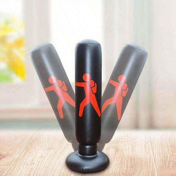 1/2pc Punching Bag, Free Standing Boxing Bag For Bounce Back Focus Punching Bag For Practicing Karate, Taekwondo, De-Stress Boxing Bag Training Equipment Exercise Boxing Standing Punching Bag