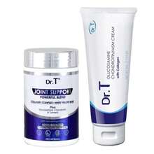 Dr T Joint Health Bundle: Glucosamine_Chondroitin MSM Cream With Collagen + Joint Support Supplement | Athlete-Grade Joint &Amp; Muscle Relief | Non-GMO, Gluten-Free, Made In USA - 白色的 - 查看 1