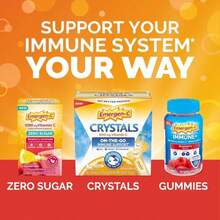 Emergen-C 1000mg Vitamin C Powder For Daily Immune Support Caffeine Free Vitamin C Supplements With Zinc And Manganese, B Vitamins And Electrolytes, Super Orange Flavor - 30 Count - Flavor NameC - 查看 6