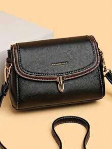 2026 New Solid Color Vintage Ladies Handbag, Luxury Designer Ladies Crossbody Bag, High Quality Soft Leather Ladies Wallet, Tote Bag, Ladies Tote Bag, Ladies Handbag, Ladies Wallet, For Strolling, Travel, Shopping, Work, Daily Commute, Etc. - 彩色 - 查看 5