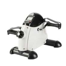 Mini Exercise Bike,  Under Desk Bike Pedal Exerciser Portable Foot Cycle Arm & Leg Peddler Machine With LCD Screen Displays - Black - View 1