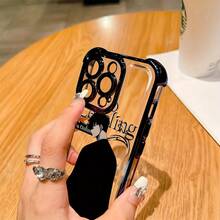 Nueva funda de teléfono Solos Leveling compatible con for  17, 16, 15, 14, 13, 12, 11 Pro Max, X, XR, XS Max, 8, 7 Plus, con un trasfondo suave transparente para protección contra caídas. - Negro - Ver 6