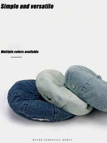 1 szt. beret z motywem serca, lekka, oddychająca, ośmiokątna czapka artystyczna, duży obwód głowy, pochlebna, elegancka i modna, uniwersalna do codziennego noszenia, jesienne dodatki