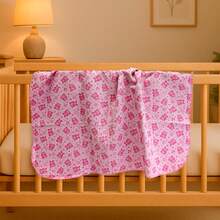 Anti-Allergic Baby Blanket Super Soft Flannel 100% Cotton Large With 70x90cm Layette For Girl Boy Minasrey Blanket Printed Blanket With Crochet Around Beautiful And Cute Finish - 女性化 - 查看 10