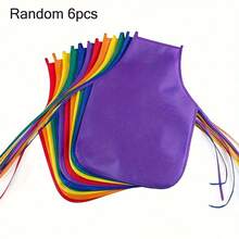 1套一次性无纺布围裙 美术围裙 绘画围裙 艺术家围裙 厨房社区活动 派对工艺品和艺术绘画活动、烘焙烹饪、厨房社区活动、生日用品 - 彩色 - 查看 9
