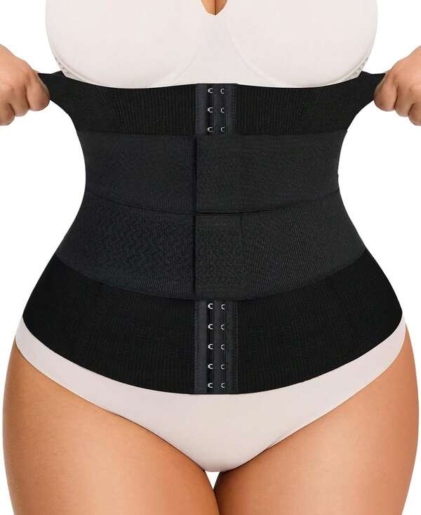 Waist Trainer For Women Plus Size Corset Shapewear Tummy Control Waist Cincher Postpartum Belly Band Wrap