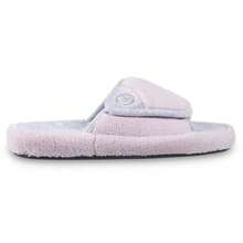 Isotoner Women's Terry Spa Slip On Slide Slipper With Memory Foam For Indoor/Outdoor Comfort - Cánh hoa hồng - Xem 5