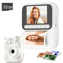 1080P Dual Lens Instant Print Camera - Unisex, 2.4" LCD, Built-In Photo Printer, 1300mAh Rechargeable Battery, 4 Rolls Of Colorful Printing Paper (Red/Blue/Orange/Green), Ideal Gift For Christmas, Birthday, Valentine's Day, Travelers, Events And Creative Photography Enthusiasts - ZSK-multicolor - View 17